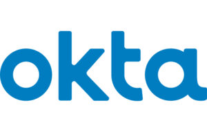 Okta corporate logo in blue