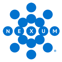 Nexum cybersecurity corporate logo in blue